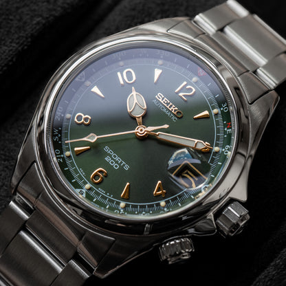 Seiko 4S15-6010 Green "Sport 200" Alpinist