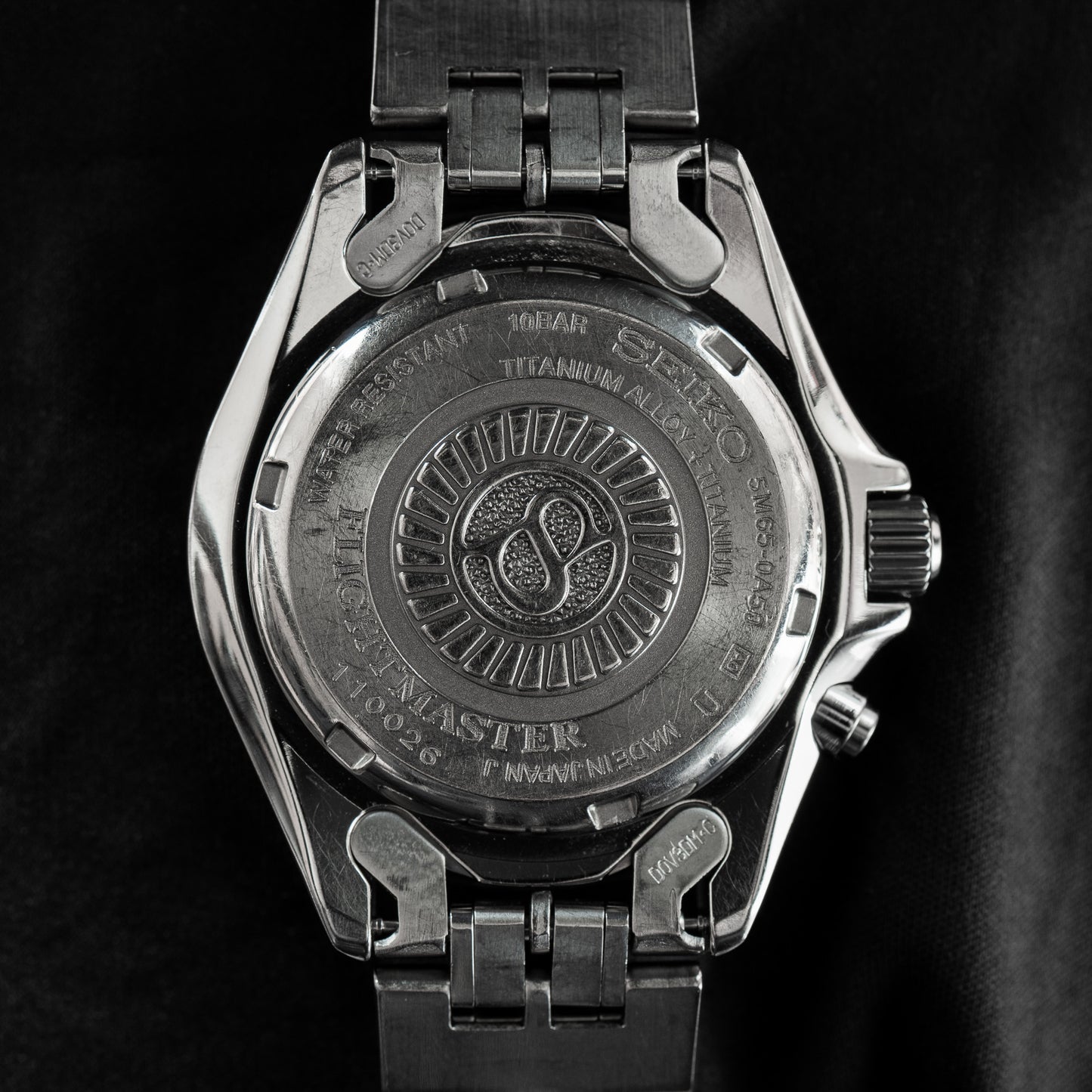 Seiko Titanium Flightmaster SBDW011 / 5M65-0A50