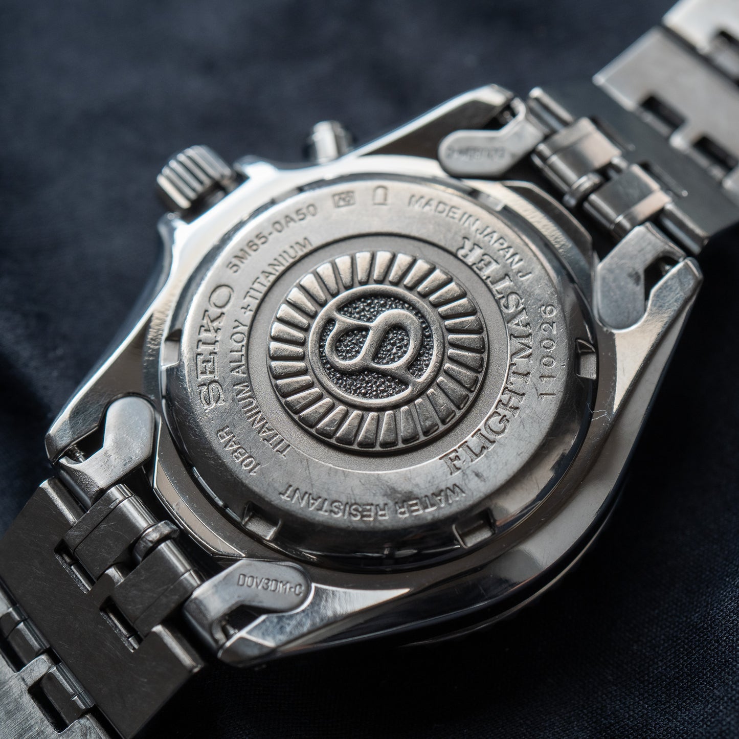 Seiko Titanium Flightmaster SBDW011 / 5M65-0A50