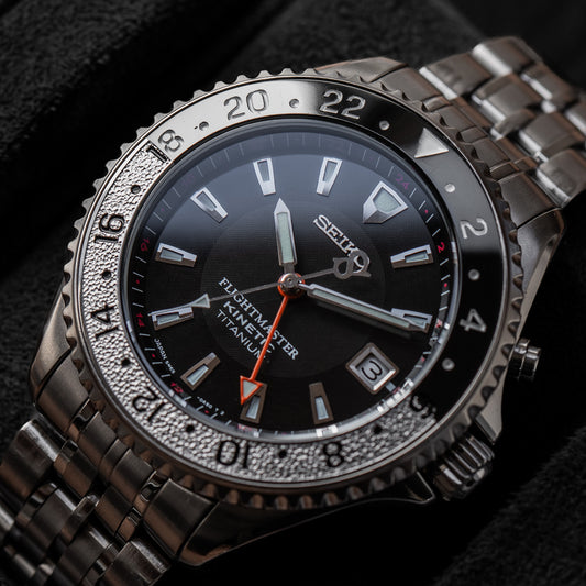 Seiko Titanium Flightmaster SBDW011 / 5M65-0A50