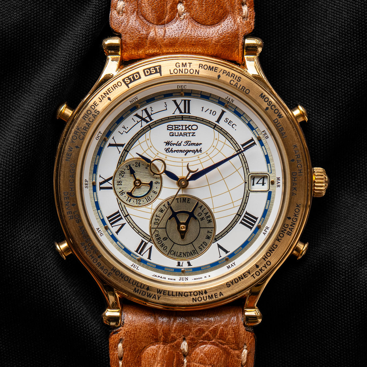 Seiko “Age of Discovery” 6M15-9000 World Timer