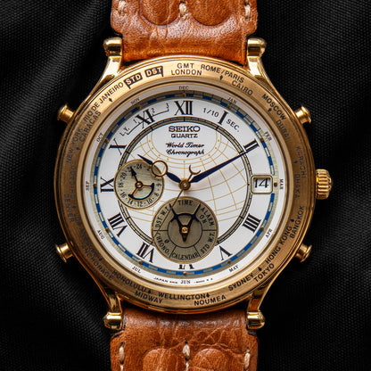 Seiko “Age of Discovery” 6M15-9000 World Timer