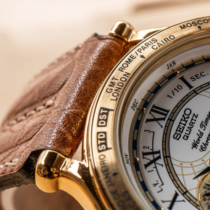 Seiko “Age of Discovery” 6M15-9000 World Timer
