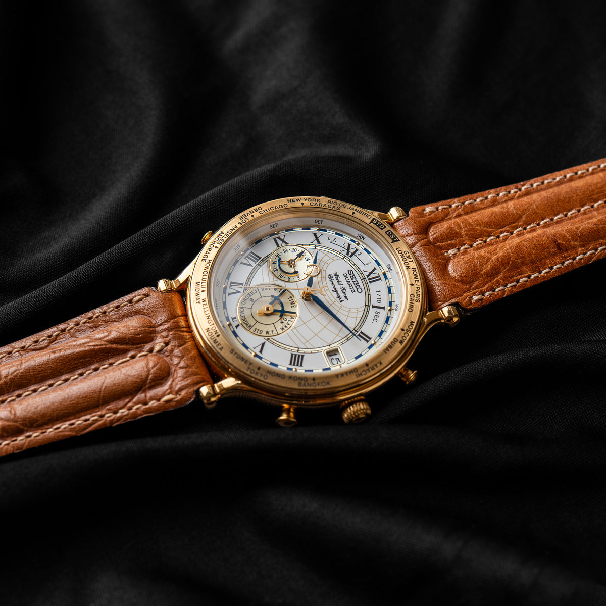 Seiko “Age of Discovery” 6M15-9000 World Timer