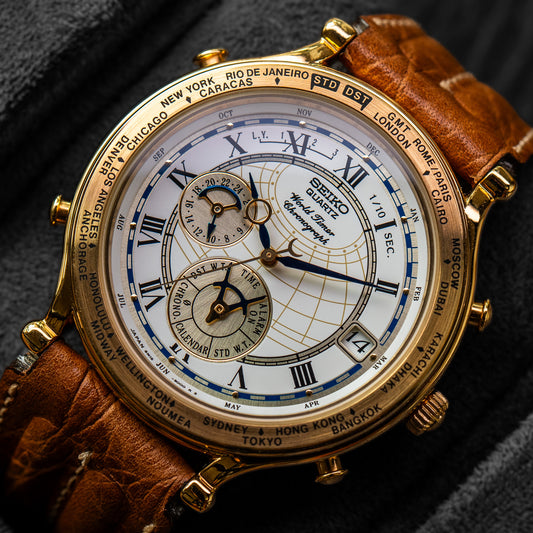 Seiko “Age of Discovery” 6M15-9000 World Timer