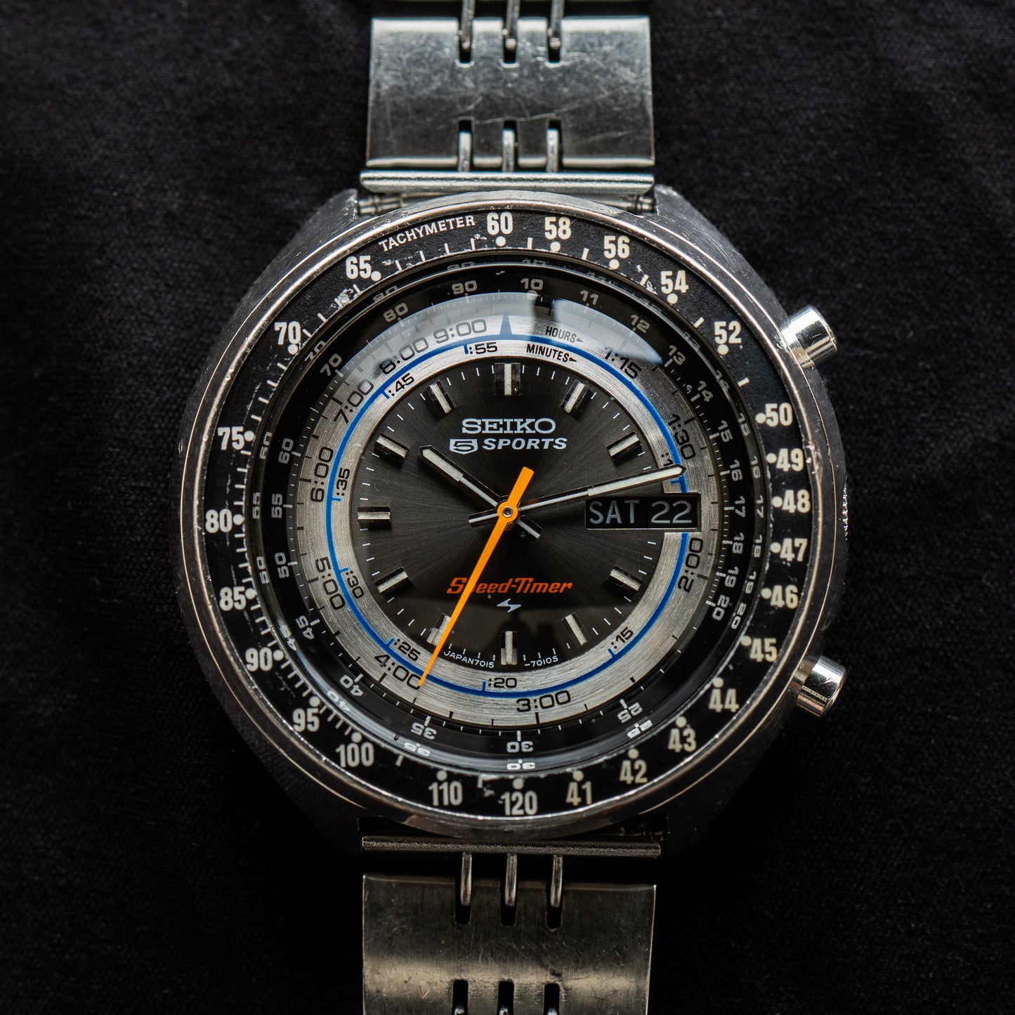 Seiko “Rallymeter” Flyback 7015-7010