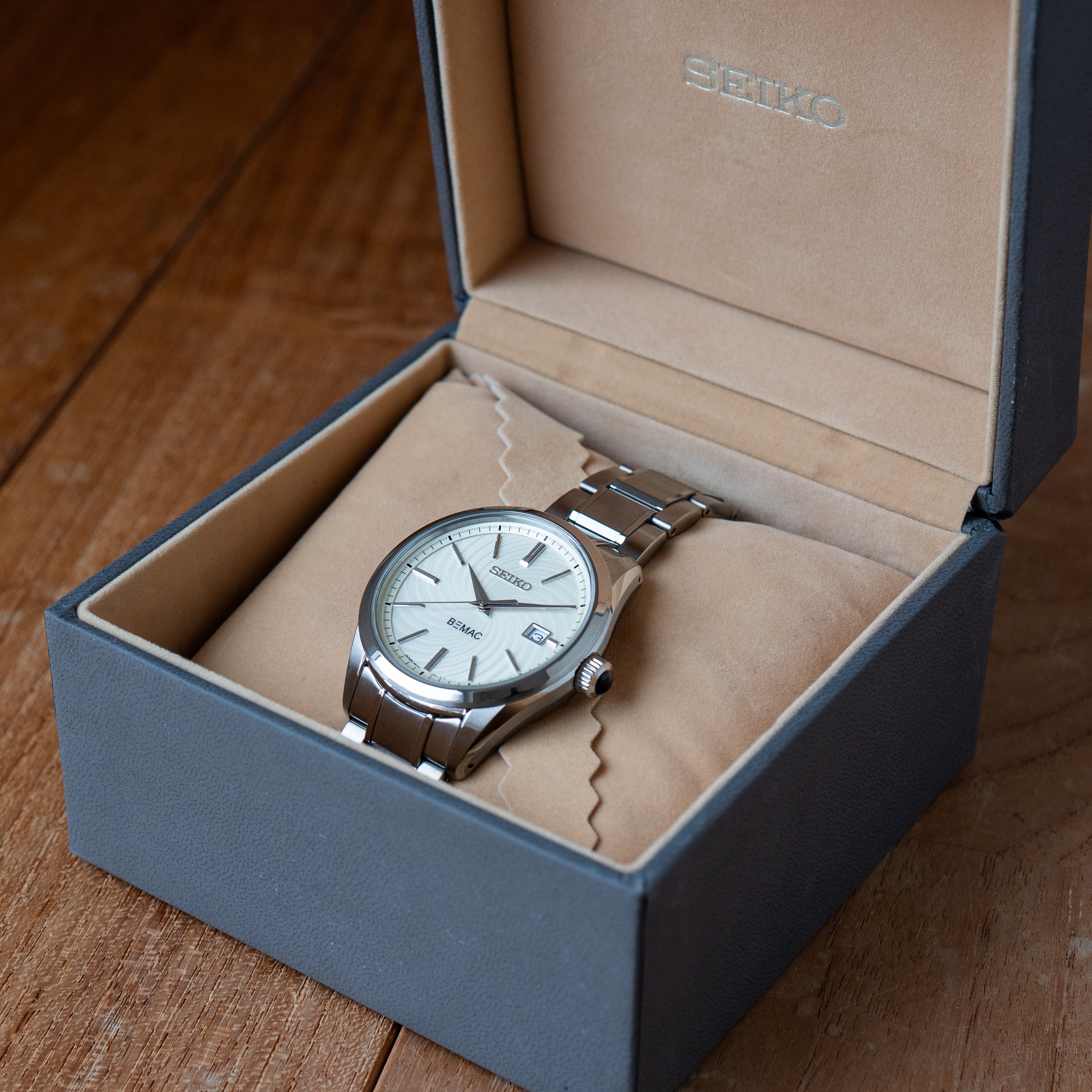 Seiko BEMAC SDGM001 / SZSC002 Whirlpool Dial – Provenance Watches