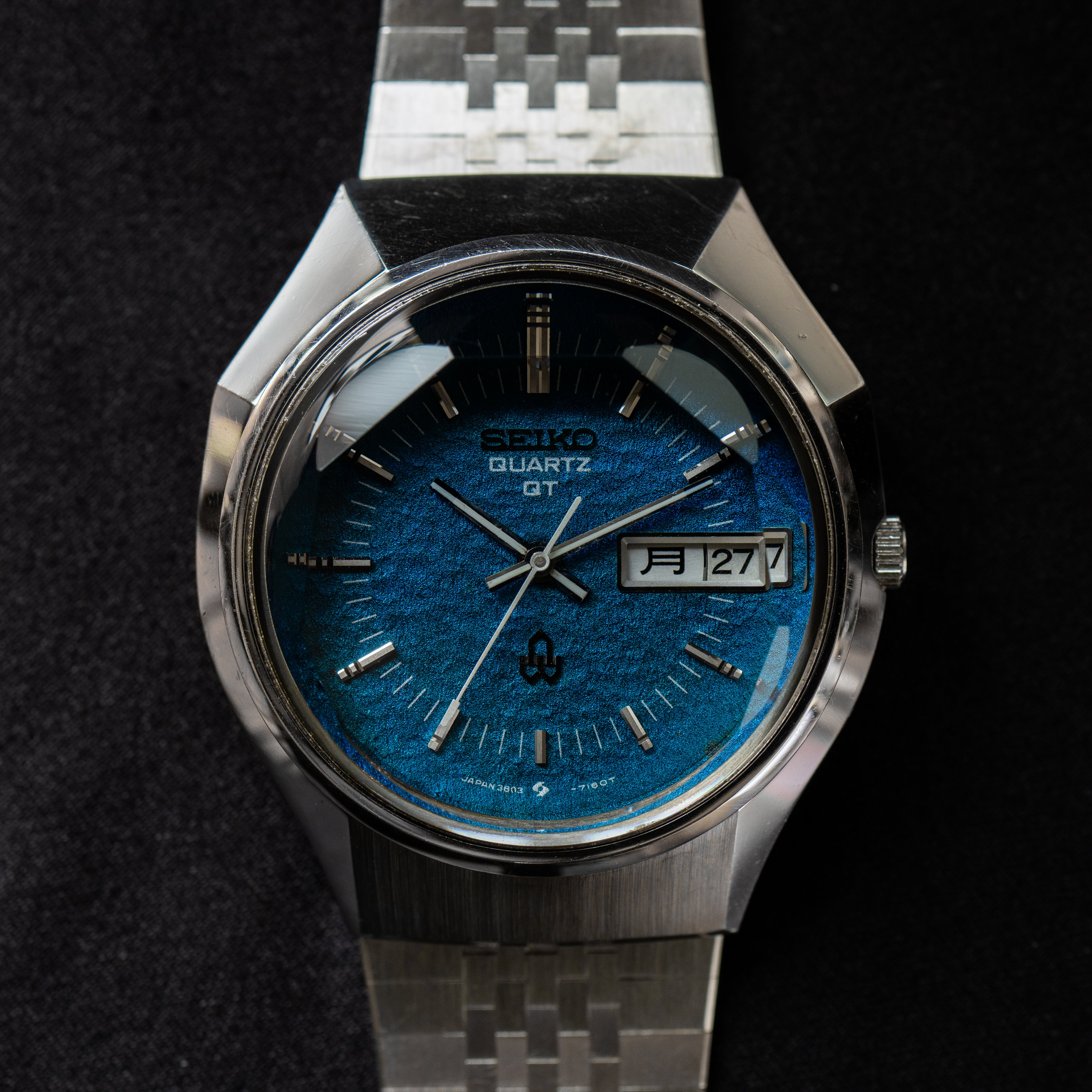 【激レア】SEIKO 38QTクオーツ (3803-7080ヴィンテージ) Seiko 3803-7080 “Baby Morpho” – Provenance Watches