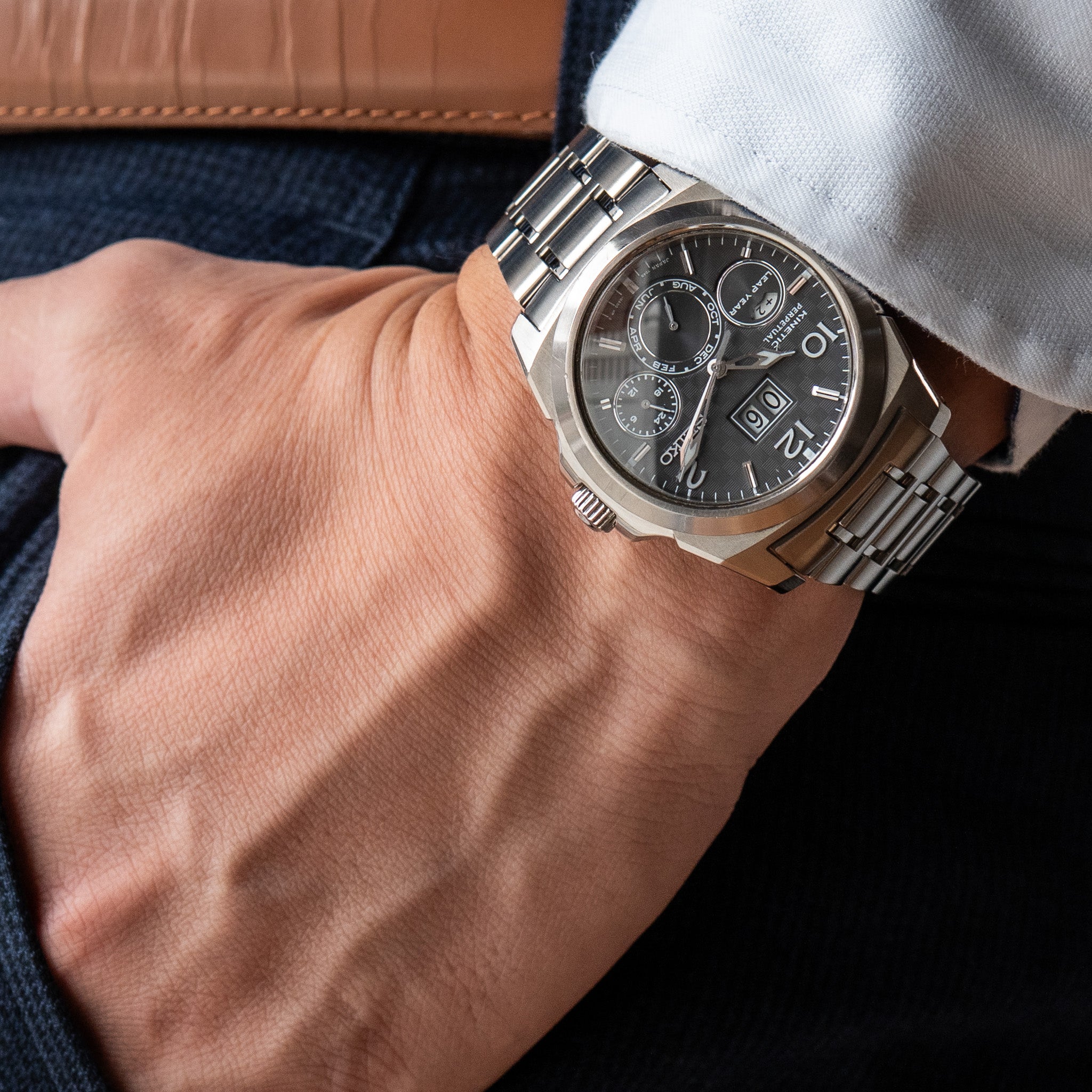 Seiko SAGV005 Brightz; Perpetual Calendar Full Titanium