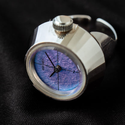 Seiko Mechanical "Morpho" Ring Watch