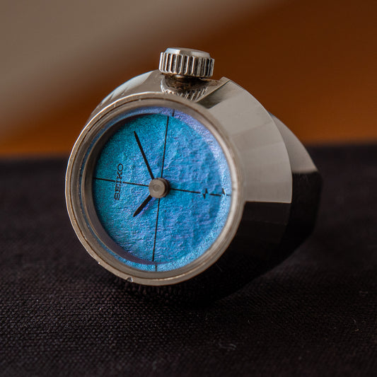 Seiko Mechanical "Morpho" Ring Watch