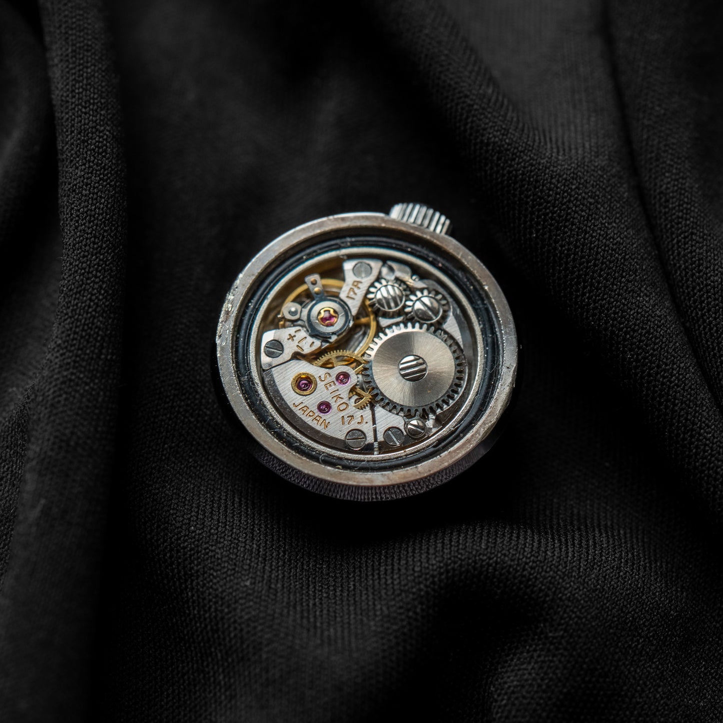 Seiko Mechanical "Morpho" Ring Watch