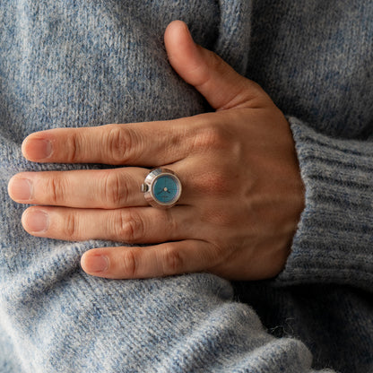 Seiko Mechanical "Morpho" Ring Watch