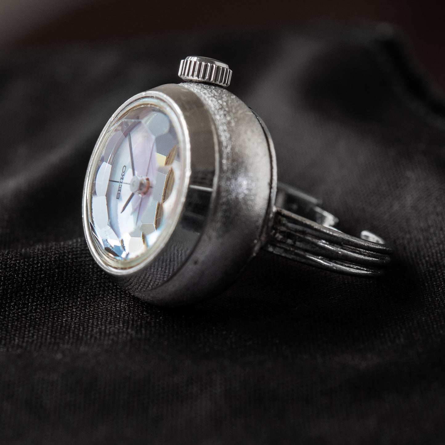 Seiko Mechanical "Mother-of-Pearl" Ring Watch