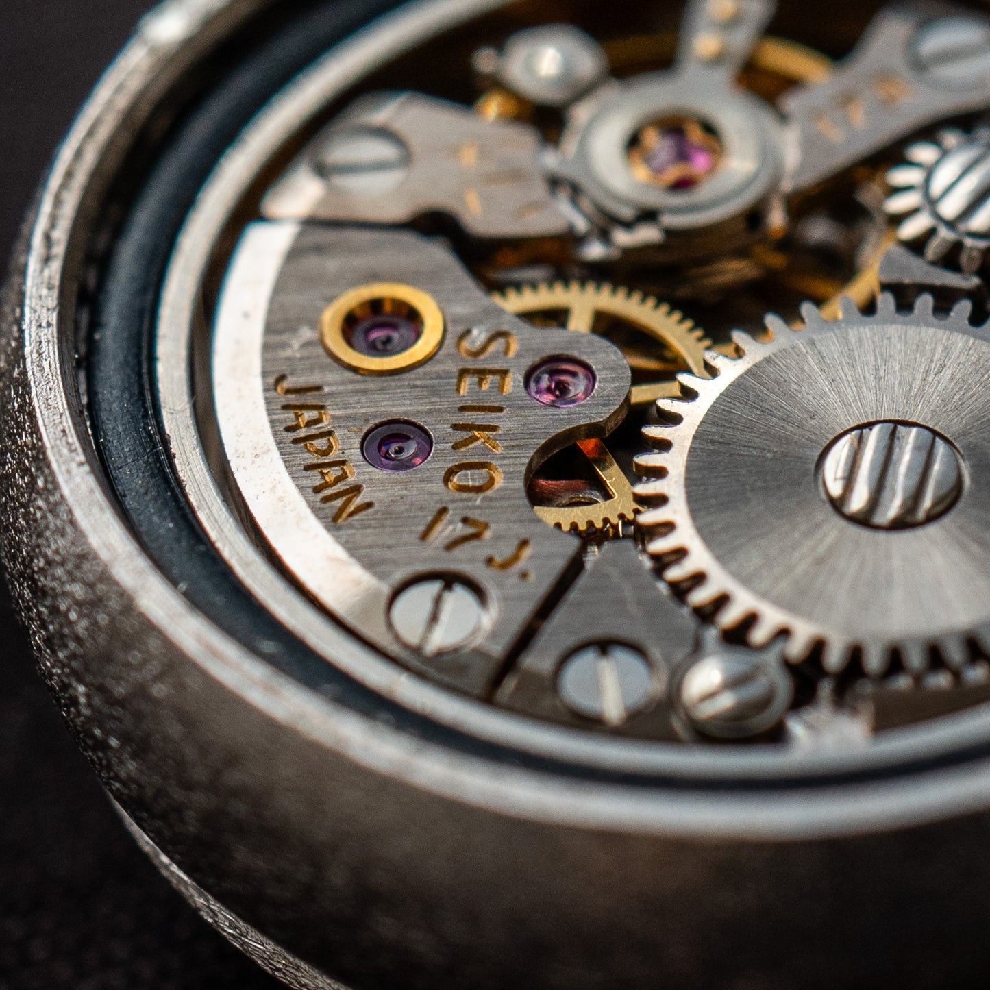 Seiko Mechanical "Mother-of-Pearl" Ring Watch