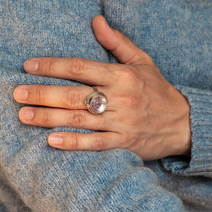 Seiko Mechanical "Mother-of-Pearl" Ring Watch