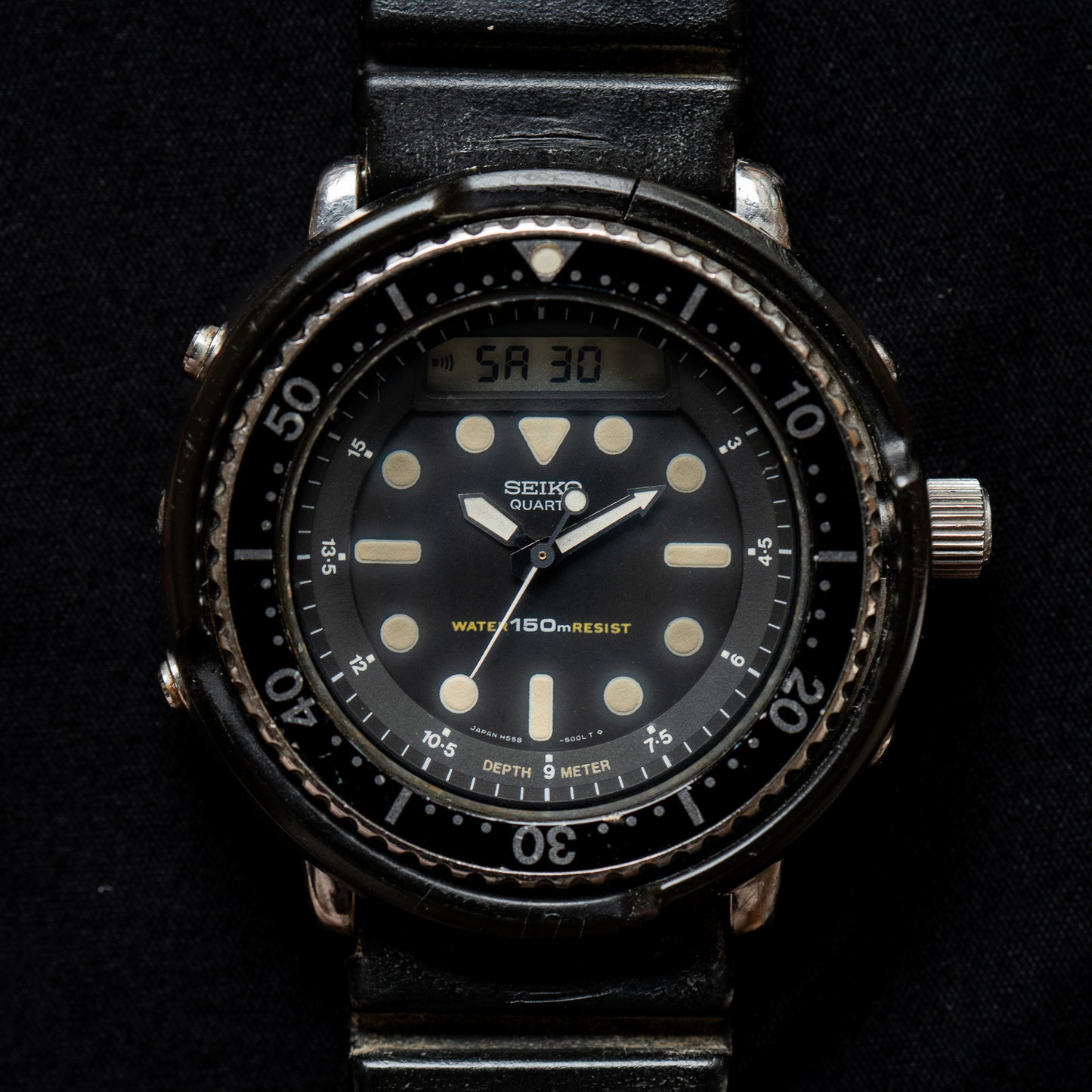 Seiko "Arnie" H558-5000 Analogue & Digital Chronograph