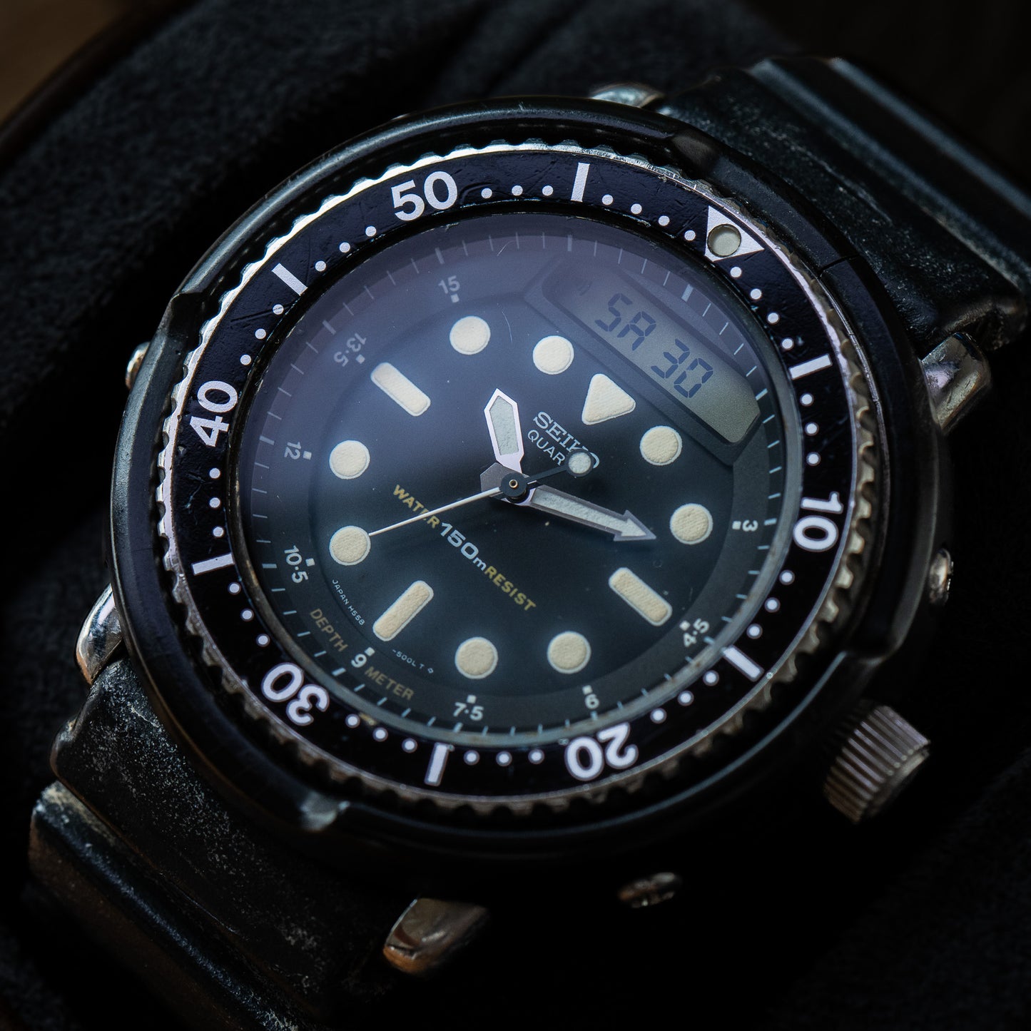 Seiko "Arnie" H558-5000 Analogue & Digital Chronograph