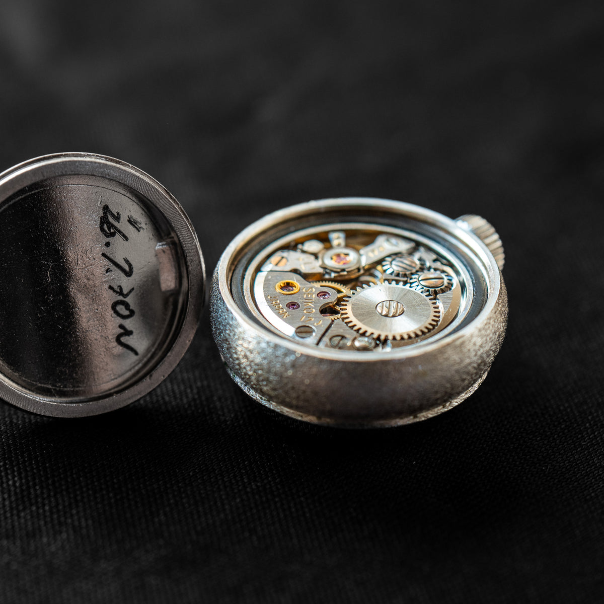 Seiko Mechanical "Mother-of-Pearl" Ring Watch
