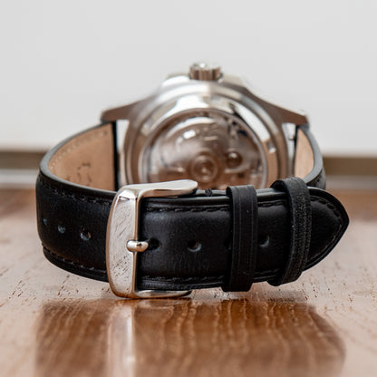 Golden Blue “EKG” Open Heart Seiko Mod