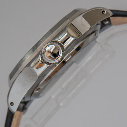 Golden Blue “EKG” Open Heart Seiko Mod