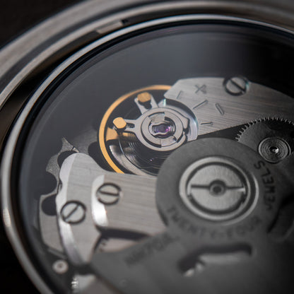 Golden Blue “EKG” Open Heart Seiko Mod