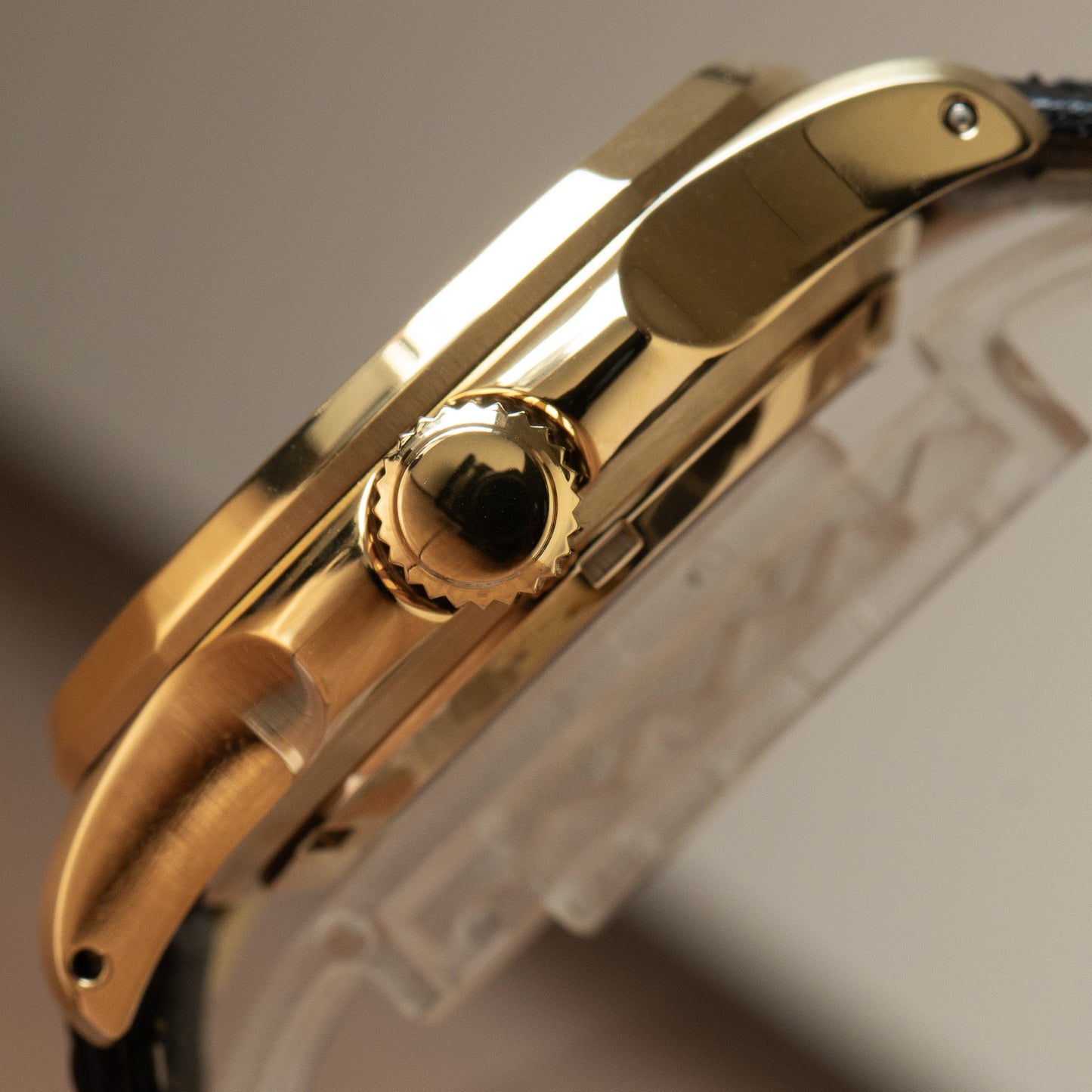 Golden “EKG” Open Heart Seiko Mod