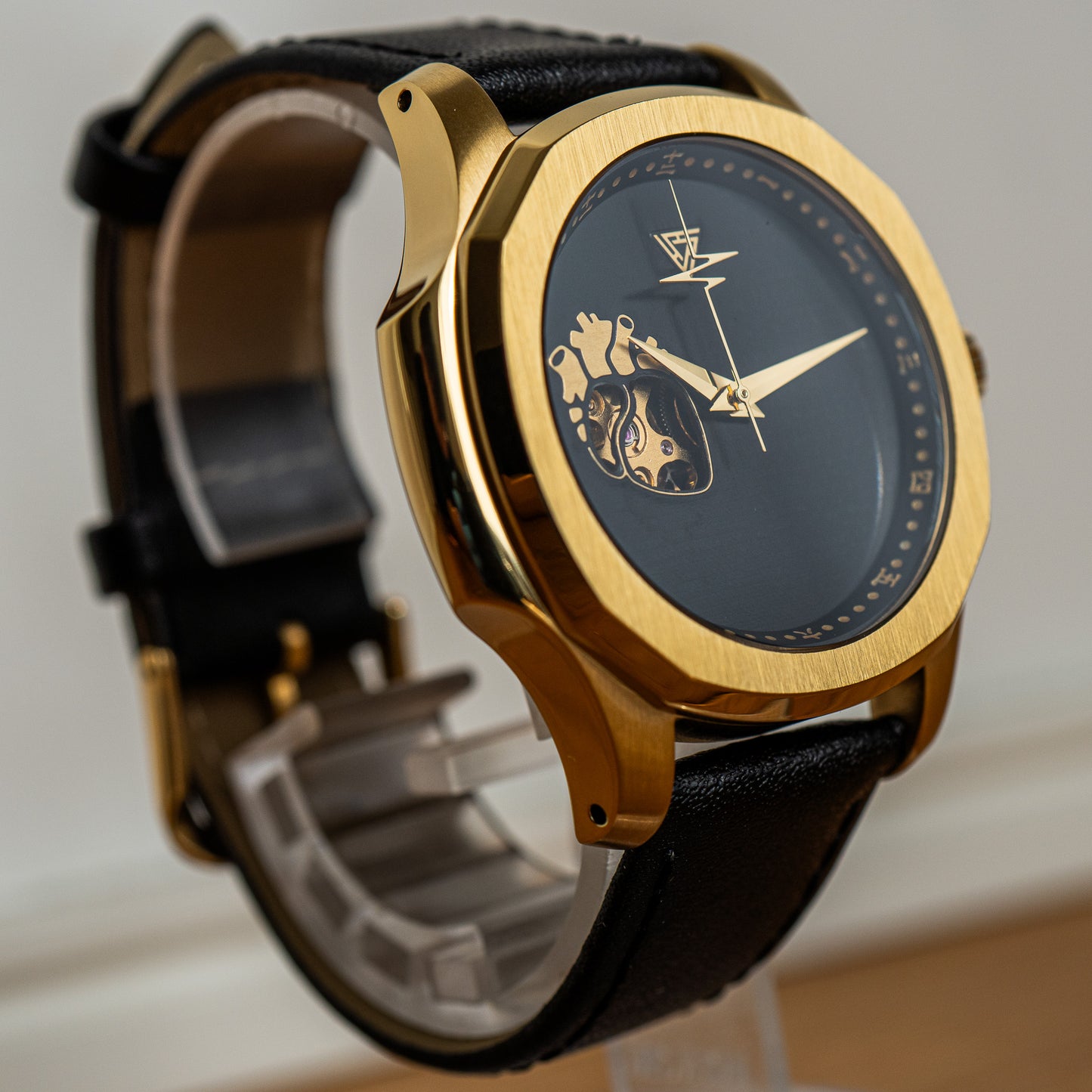 Golden “EKG” Open Heart Seiko Mod