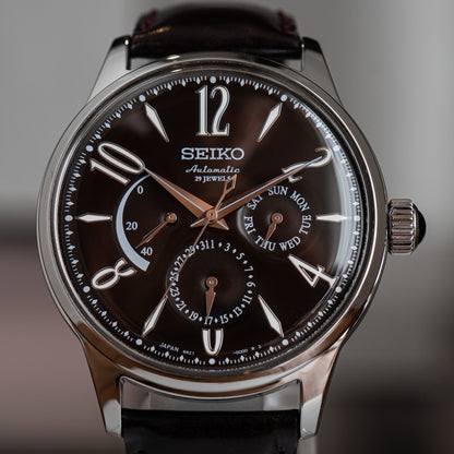 Seiko SARC019; Chocolate Enamel Dial