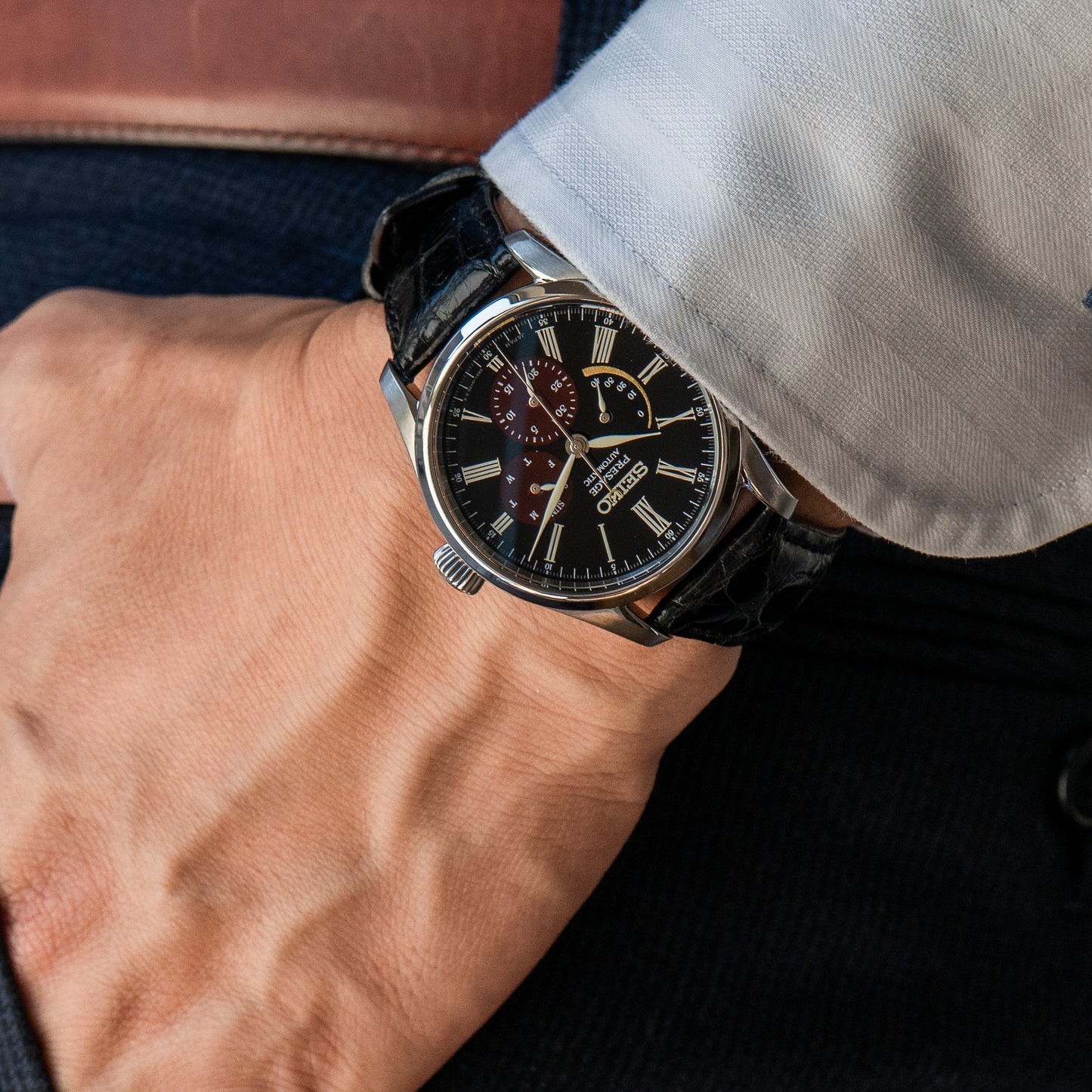 Seiko SPB085 Hand-Lacquered "Moon at Dawn"