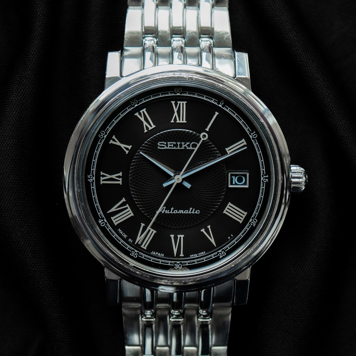Seiko "Black Guilloche" JDM SARY007