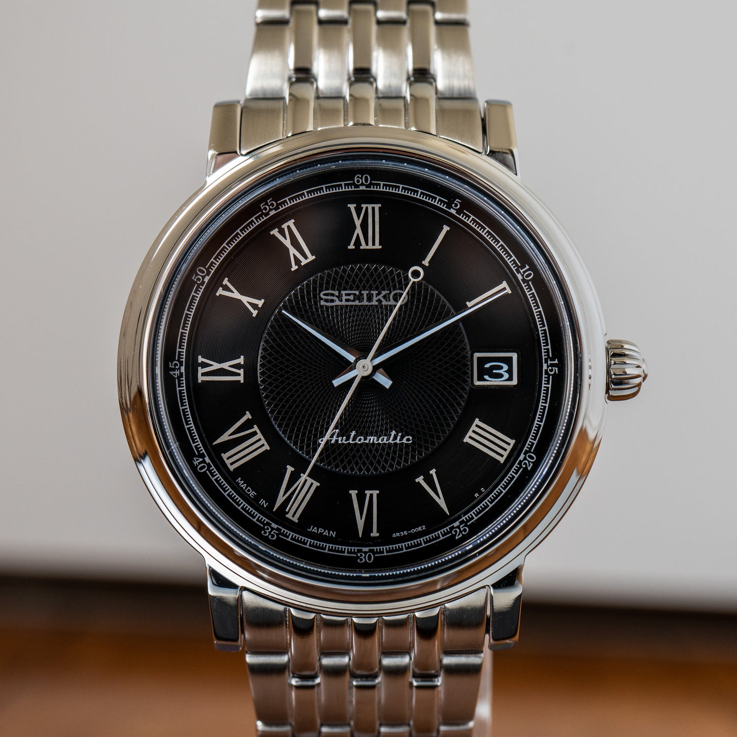 Seiko "Black Guilloche" JDM SARY007