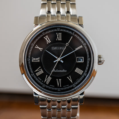 Seiko "Black Guilloche" JDM SARY007