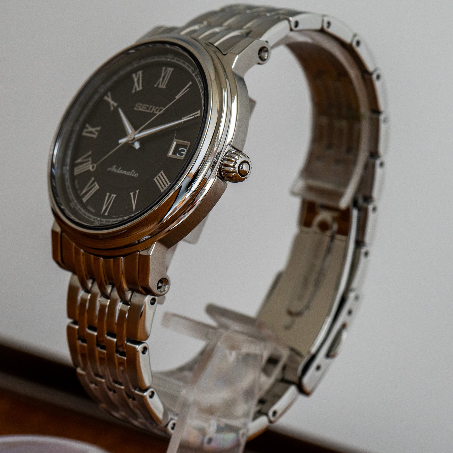 Seiko "Black Guilloche" JDM SARY007