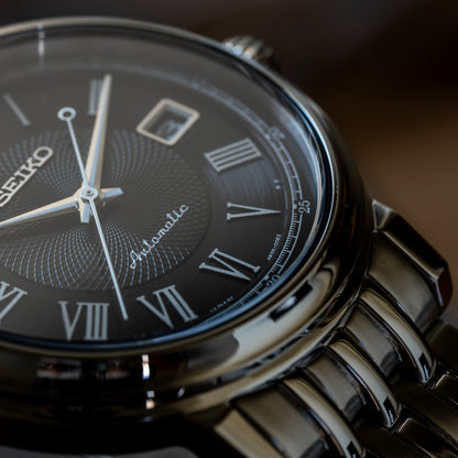 Seiko "Black Guilloche" JDM SARY007