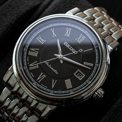 Seiko "Black Guilloche" JDM SARY007