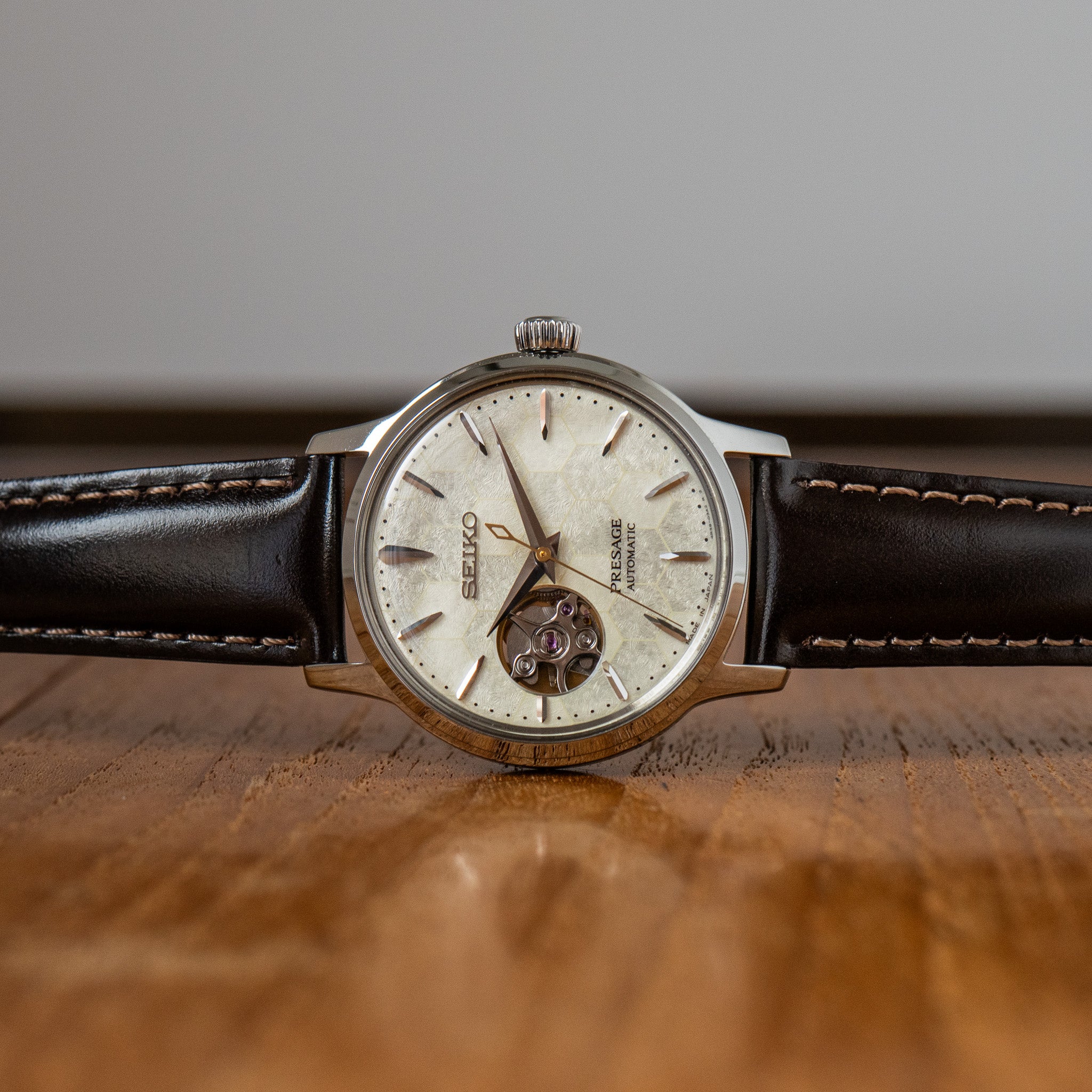 SEIKO PRESAGE STAR BAR ハニカム SRRY039 Seiko SRRY039 Women's Honeycomb Cocktail – Provenance Watches