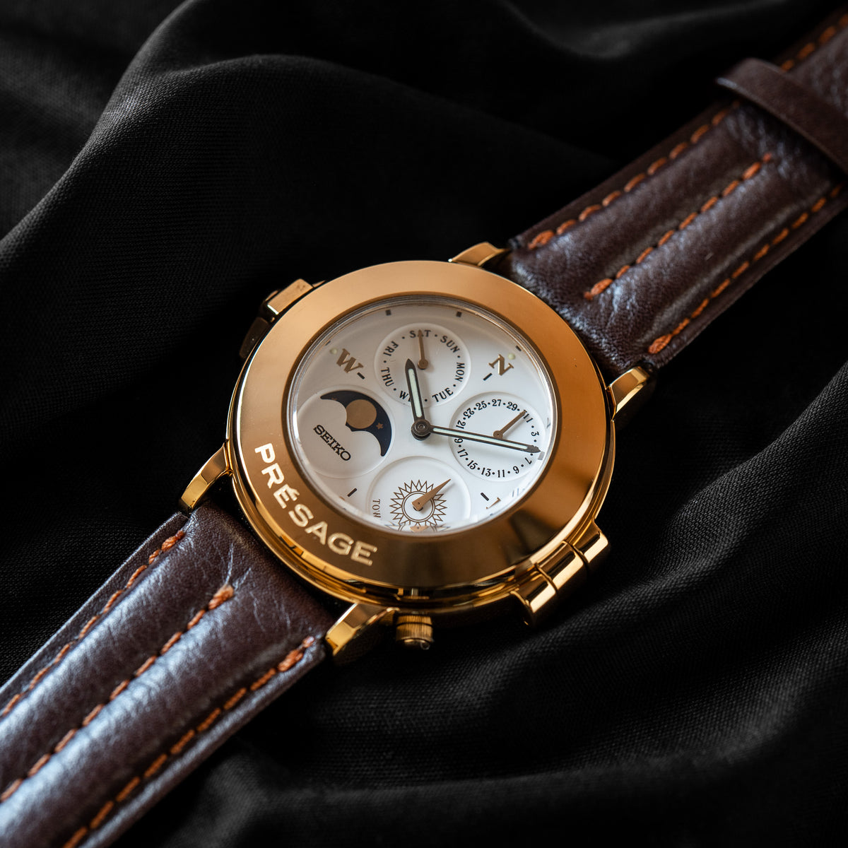 Seiko "Presage Moonphase" SAWV003