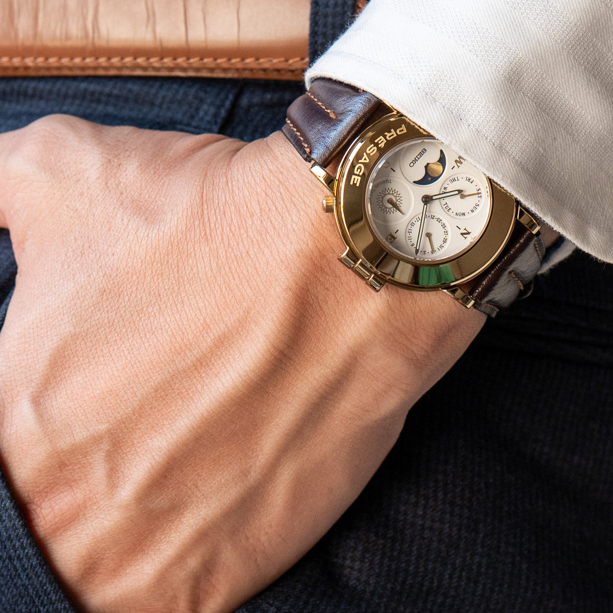 Seiko "Presage Moonphase" SAWV003