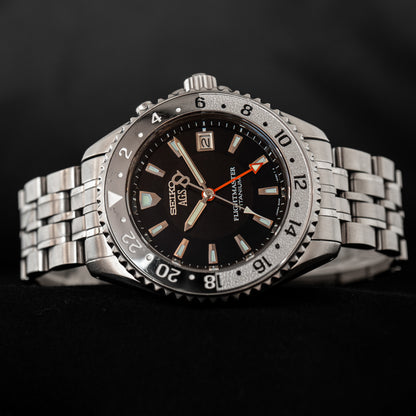 Seiko Titanium Flightmaster SBCW005 / 5M45-6A50