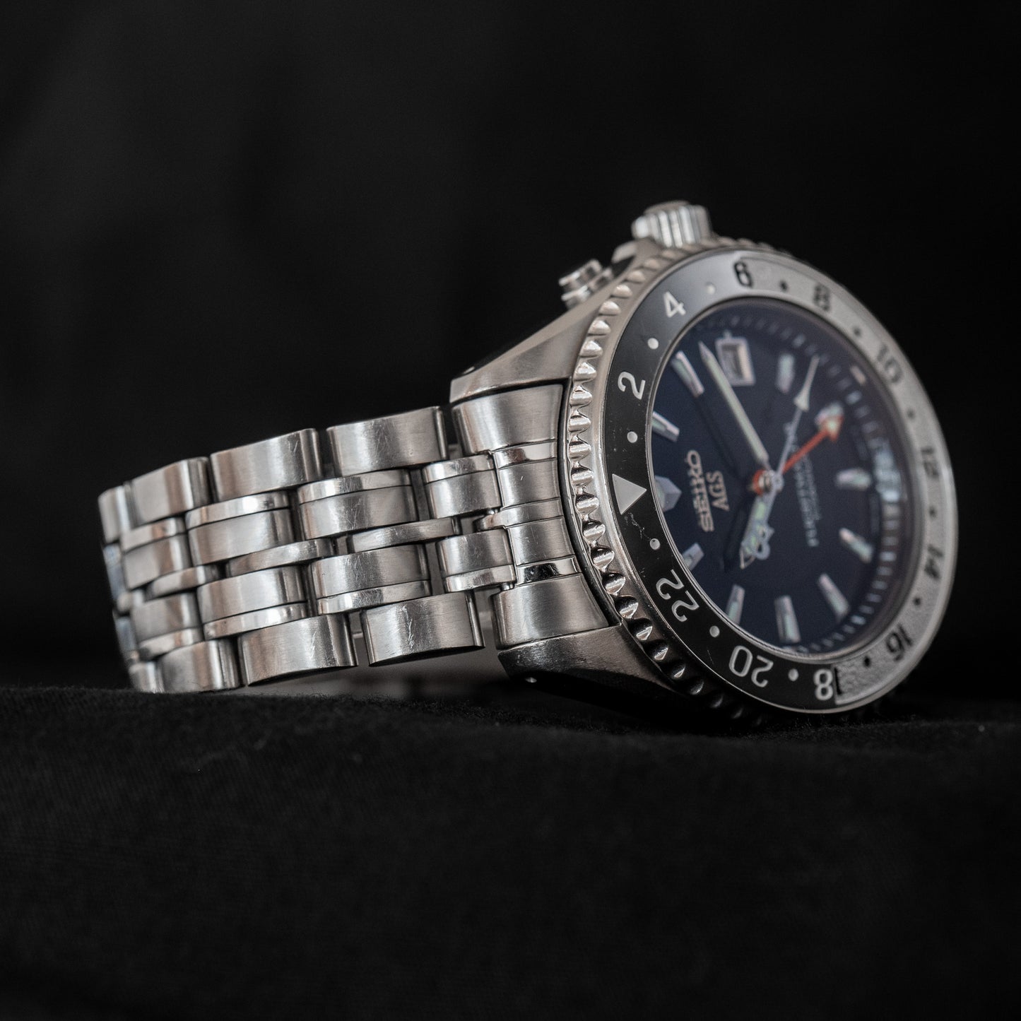 Seiko Titanium Flightmaster SBCW005 / 5M45-6A50
