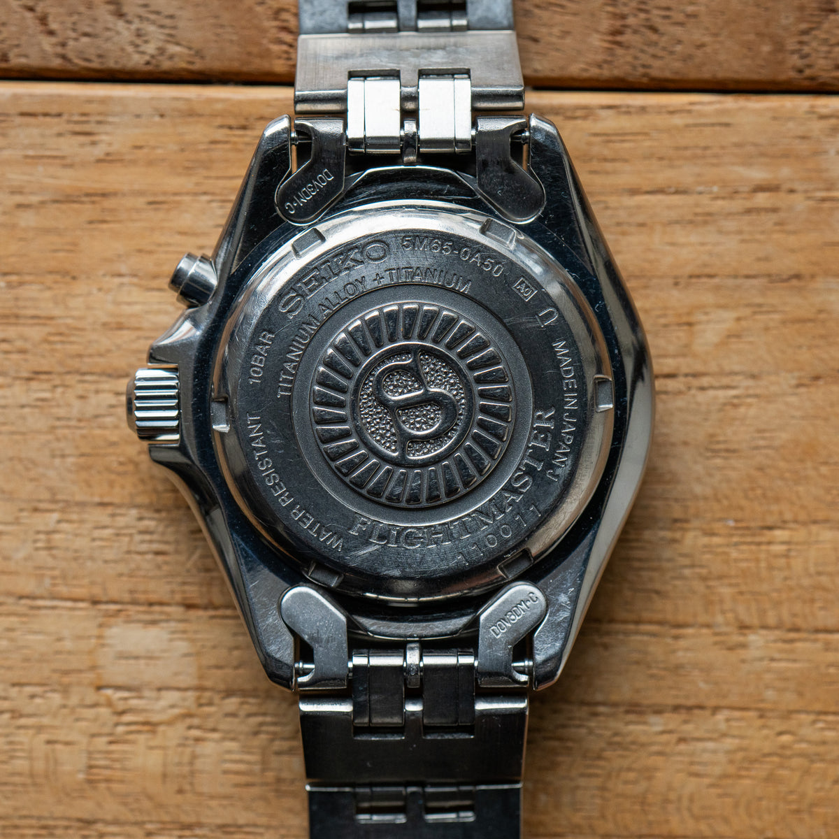 Seiko Titanium Flightmaster SBDW011 / 5M65-0A50