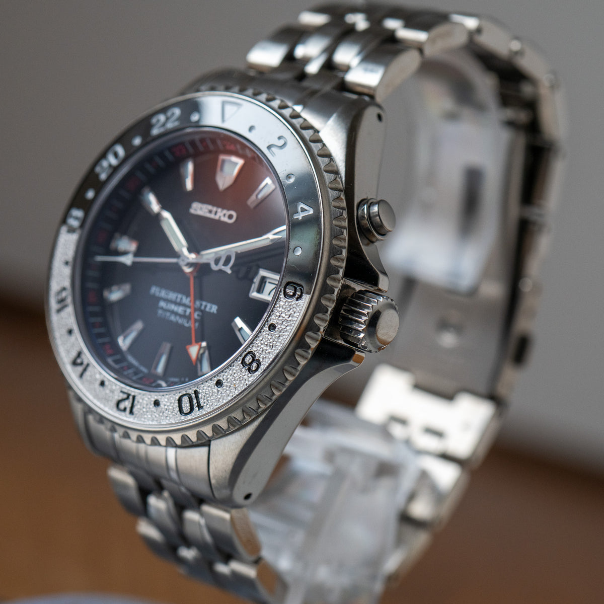 Seiko Titanium Flightmaster SBDW011 / 5M65-0A50