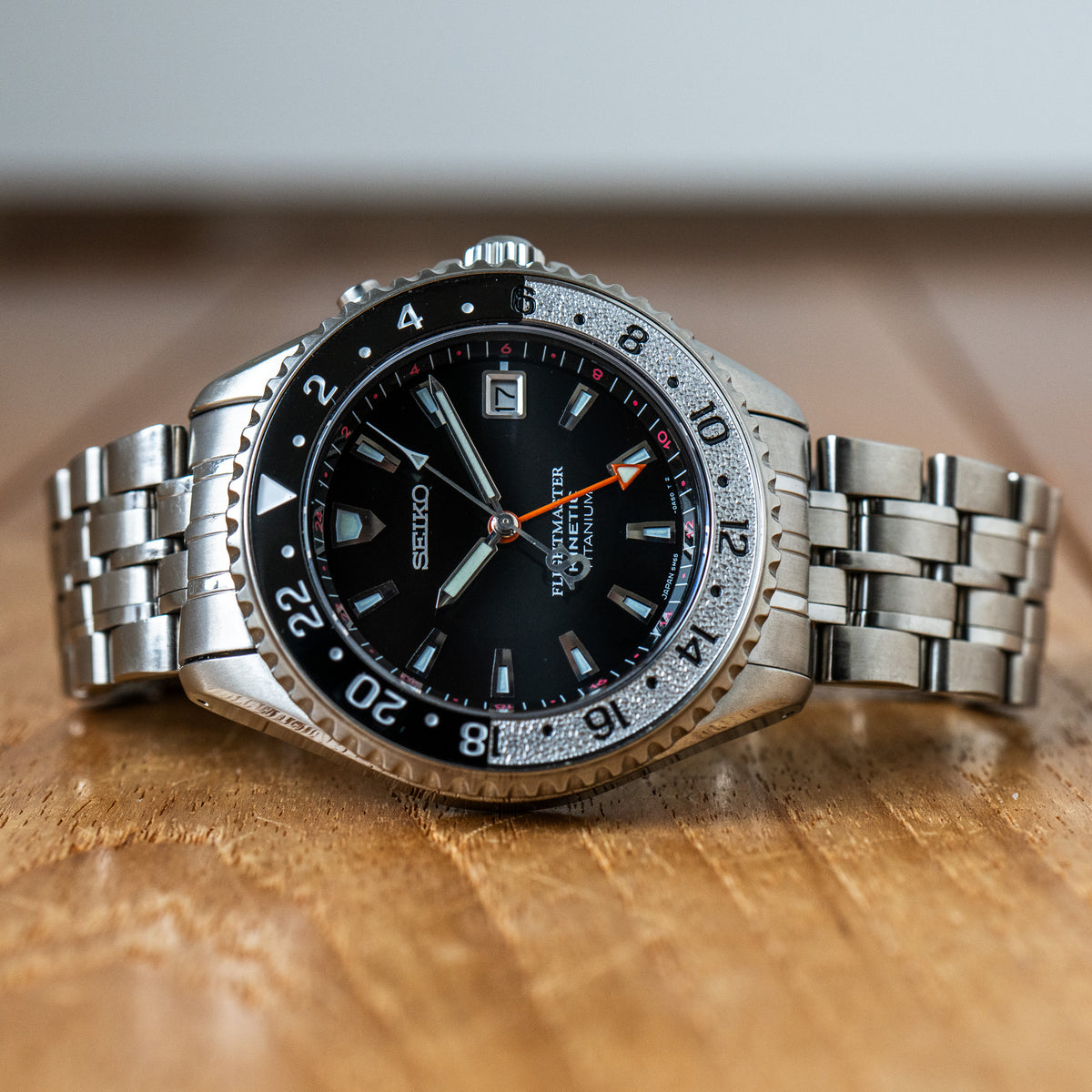 Seiko Titanium Flightmaster SBDW011 / 5M65-0A50