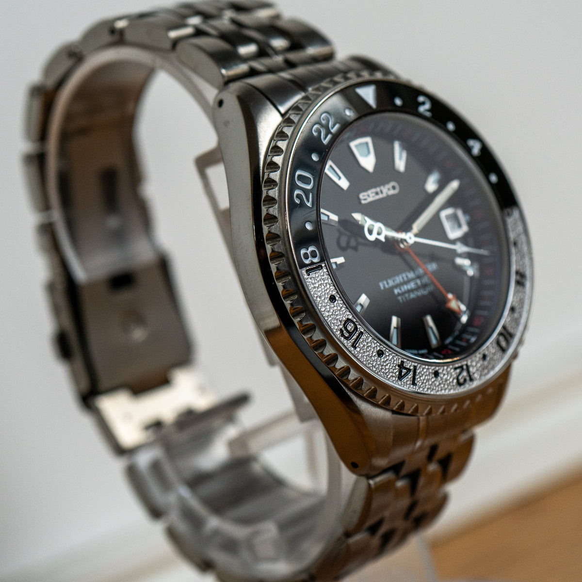 Seiko Titanium Flightmaster SBDW011 / 5M65-0A50