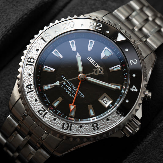 Seiko Titanium Flightmaster SBDW011 / 5M65-0A50