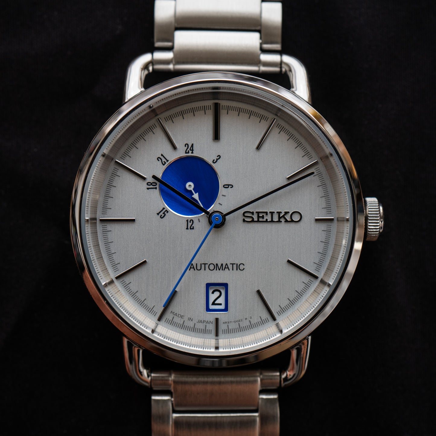 Seiko SCVE005; Blue Dot / Blue Moon