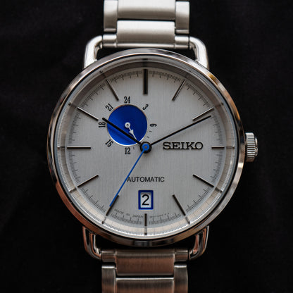 Seiko SCVE005; Blue Dot / Blue Moon