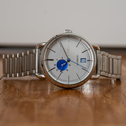 Seiko SCVE005; Blue Dot / Blue Moon