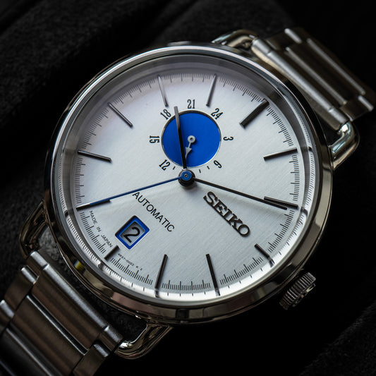 Seiko SCVE005; Blue Dot / Blue Moon